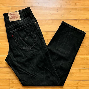 리바이스 550 블랙진 데님팬츠 W33 L32