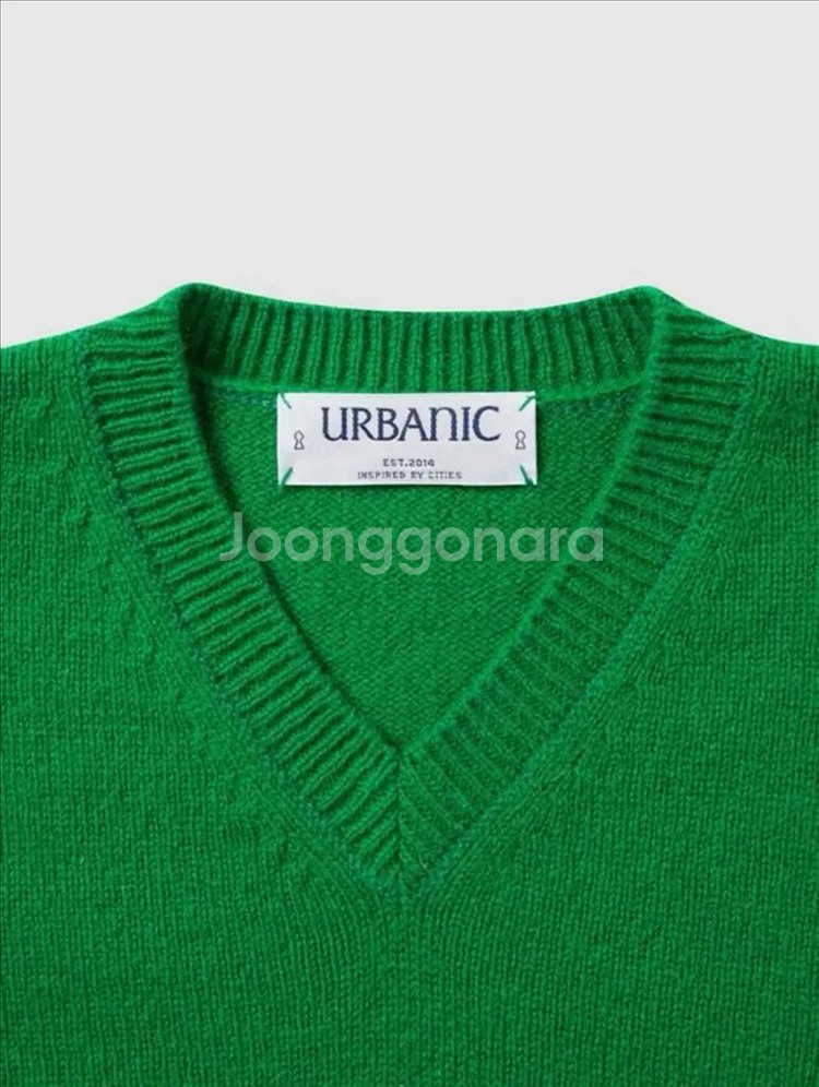 얼바닉30 브리티시 울 니트 - 그린--3