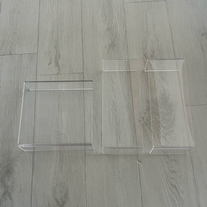 피규어 받침대 아크릴 투명 진열대 전시 보관함 계단형 케이스 레고