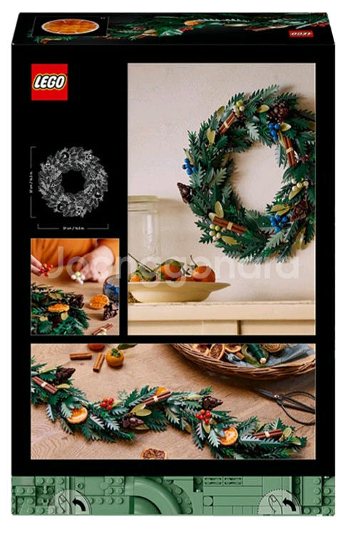 레고 아이콘 10340 크리스마스화환--1