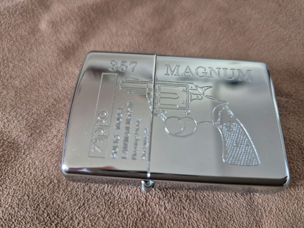 빈티지 지포 매그넘 총기 디자인 라이터 이미지