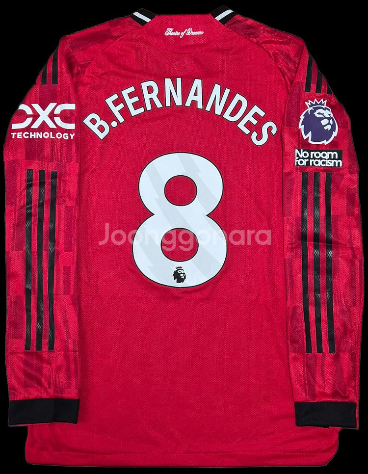 25-26 맨유 홈킷 브루노 페르난데스 브페 긴팔유니폼--0