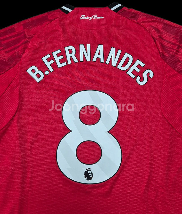 25-26 맨유 홈킷 브루노 페르난데스 브페 긴팔유니폼--1