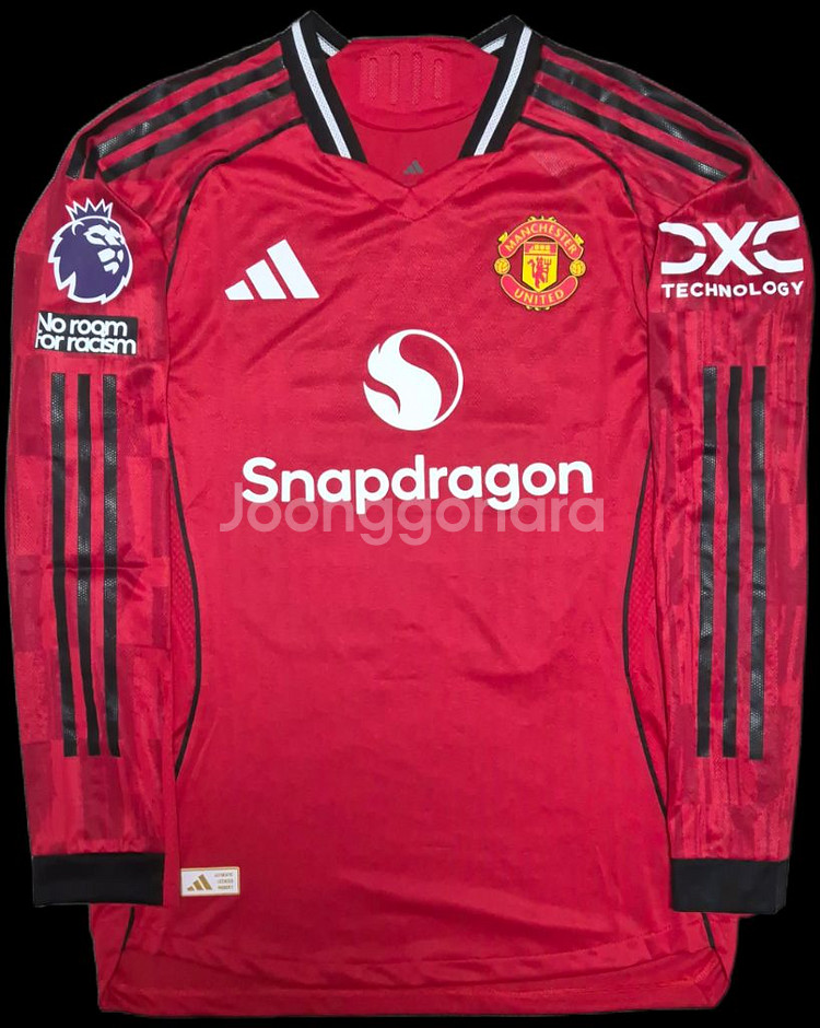 25-26 맨유 홈킷 브루노 페르난데스 브페 긴팔유니폼--2