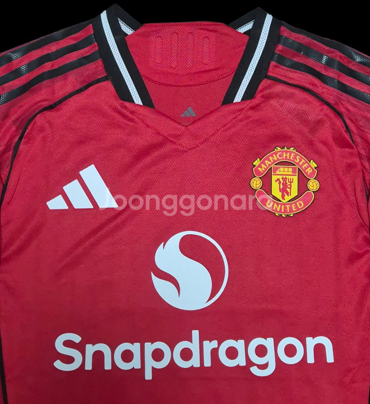 25-26 맨유 홈킷 브루노 페르난데스 브페 긴팔유니폼--3