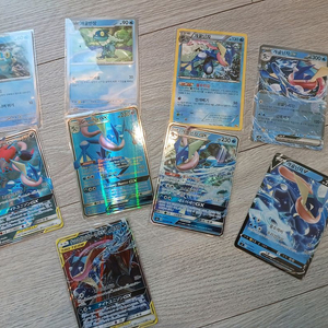 급처)포켓몬카드 개굴닌자 gx, v, ex 등등 카드 일괄로 팝니다
