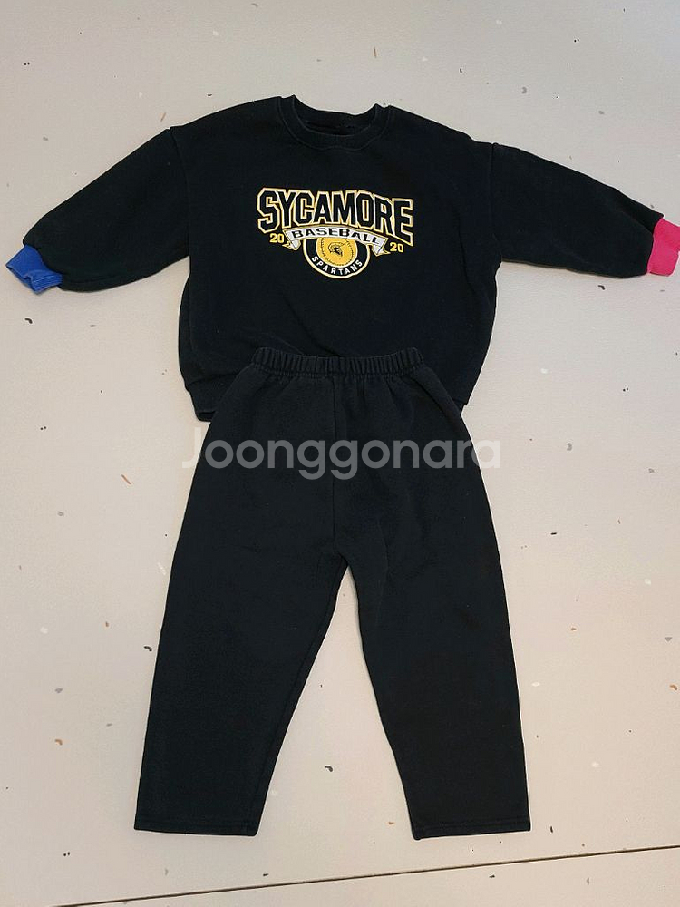 유아 기모 상하복 세트 120(11호)--0