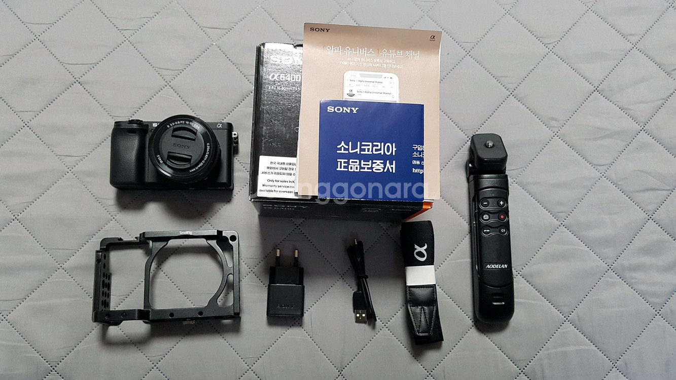 소니 A6400 + 슈팅그립 + 스몰리그 케이지--0