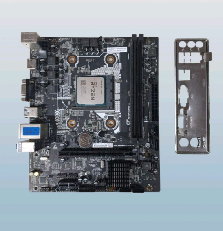 메인보드+CPU (컬러플 A320M-K+R3 2200G--0