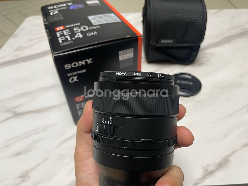 소니 FE 50mm F1.4 GM 50.4gm 렌즈--4