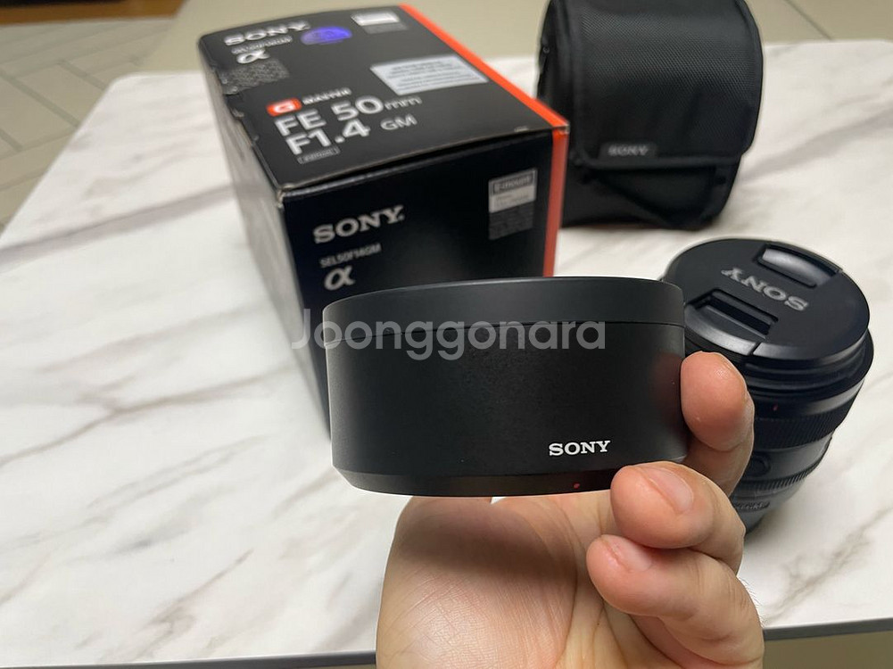 소니 FE 50mm F1.4 GM 50.4gm 렌즈--3