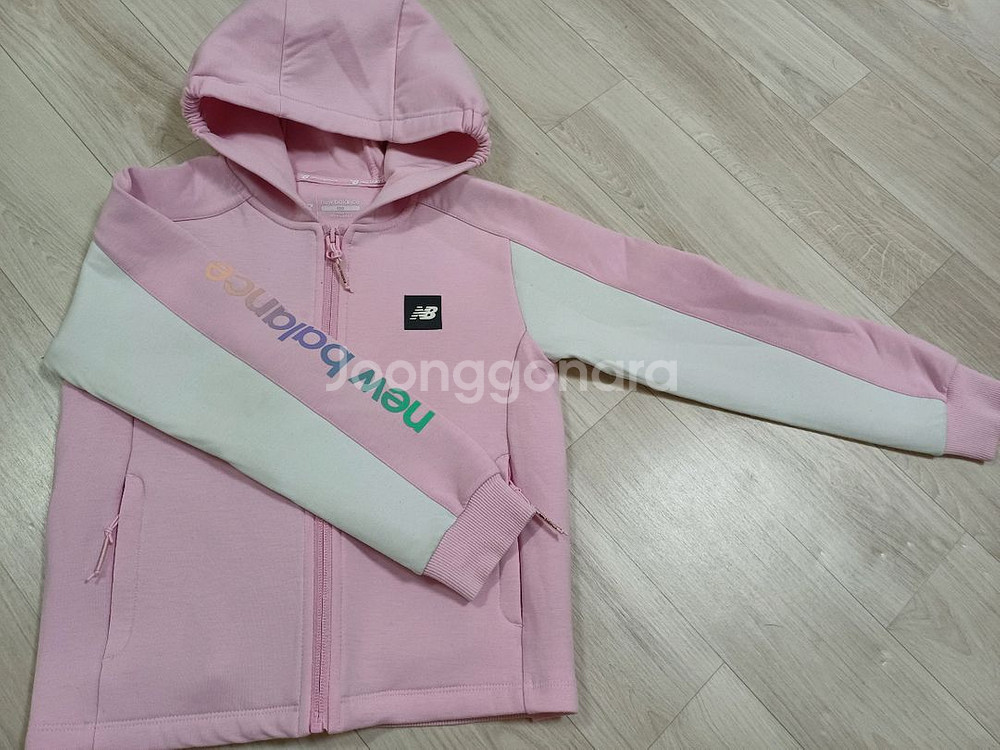 여아옷(뉴발란스 키즈 후드 집업 세트130)--1