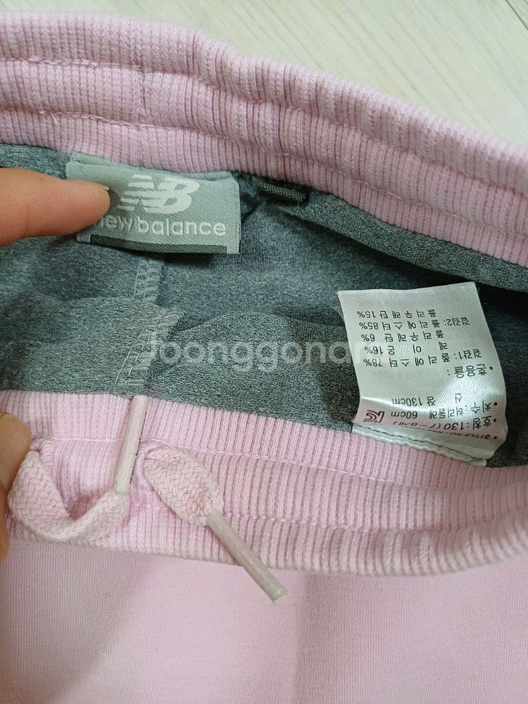 여아옷(뉴발란스 키즈 후드 집업 세트130)--4