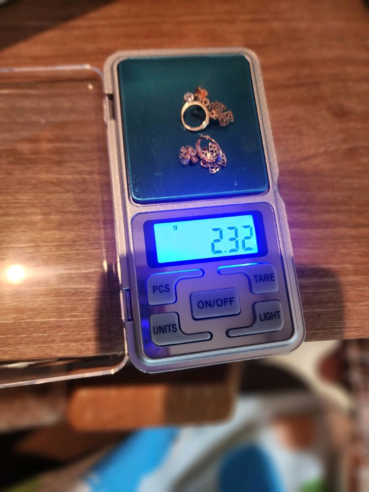 14k 골드 꽃 모티브 귀걸이--4