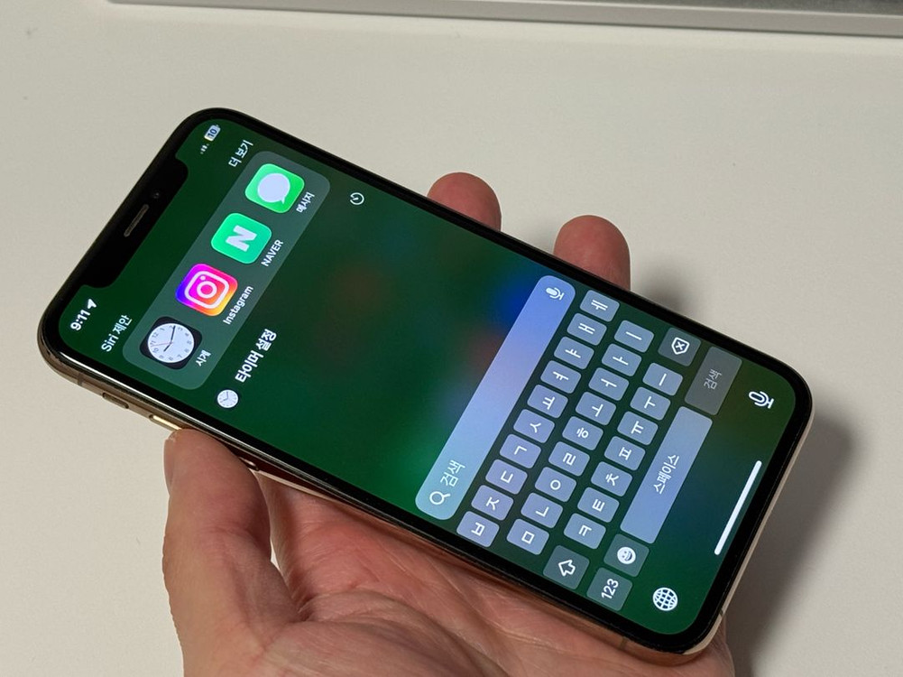 아이폰 XS 골드 256 페이스아이디 안됨--2