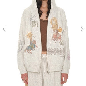 투머치택스 타로와플집업 후디 후드집업