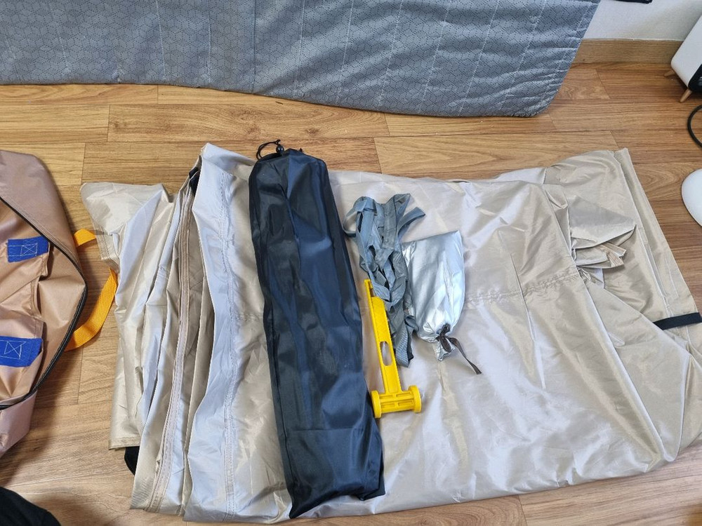 새상품 캠핑 차박 대형 하비타프 쉘터 풀옵션--5