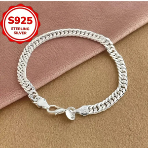 925 스털링 실버 체인 팔찌