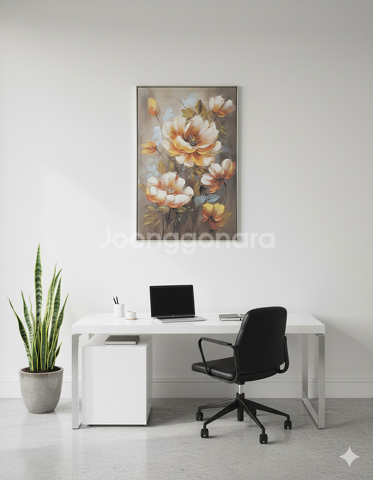 에센셜 플라워 (Essential Flower) 유화 액자--5