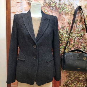 마시모두띠 헤링본 부클 블레이저