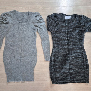 여성 니트 원피스 2종