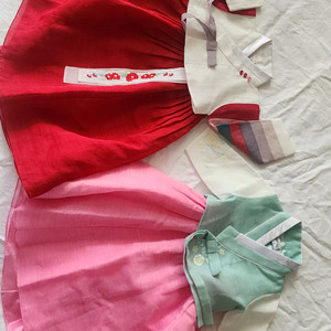 여아 한복 세트 일괄판매