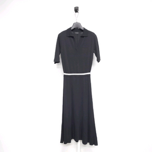 타임 춘하추 레이온 니트 맥시 롱 플레어 원피스 F 33-55