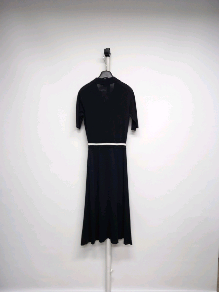 타임 춘하추 레이온 니트 맥시 롱 플레어 원피스 F 33-55--1