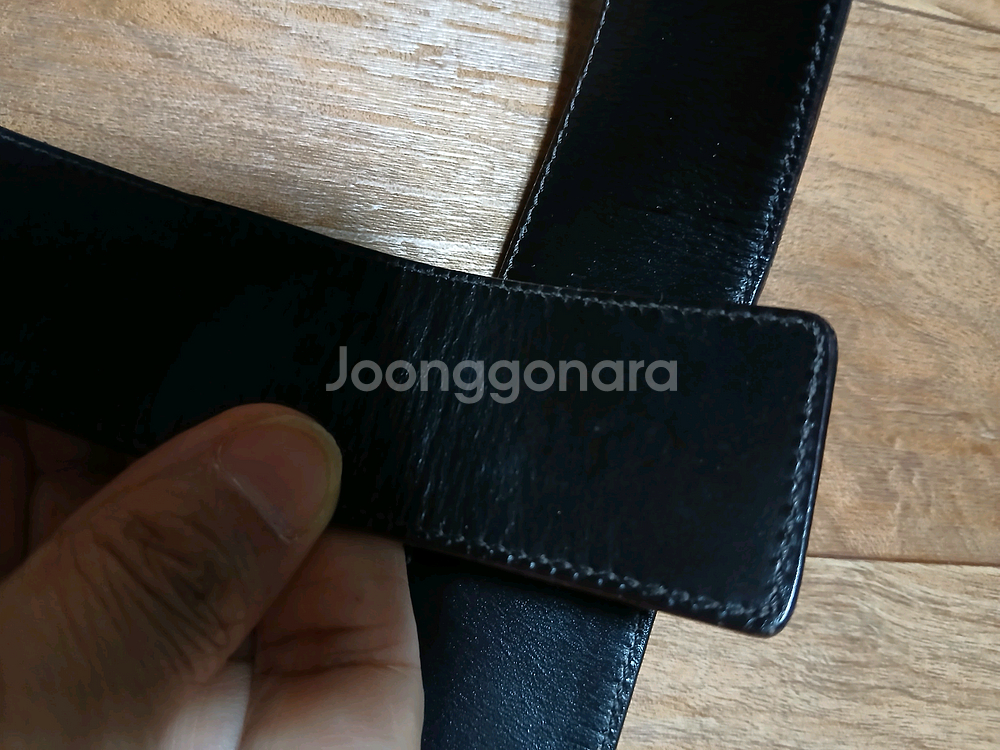 구찌 GG 버클 웹 벨트--3