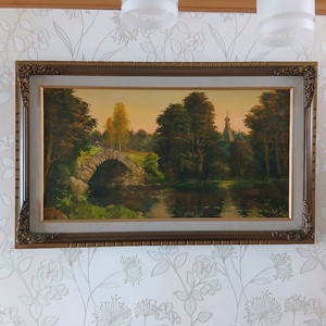 유럽풍 야경 그림 액자