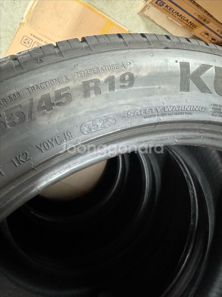 마제스티9 EV TA91 255/45/19 거의 새제품 팝니다--5