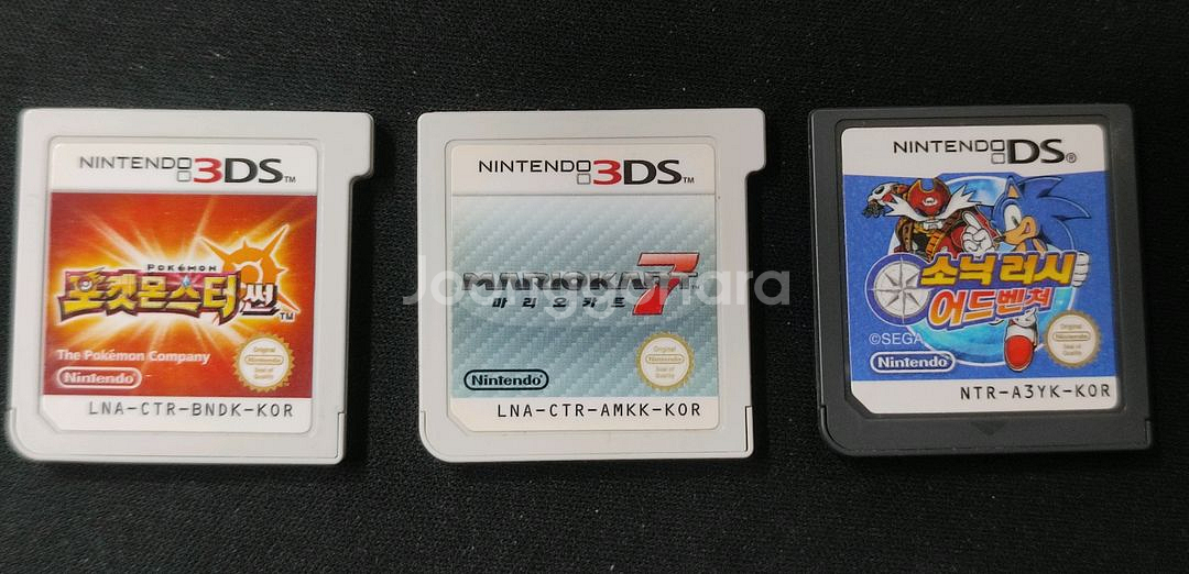 닌텐도 3ds 포켓몬스터썬, 마리오키트7, ds 소닉러시어드벤처 팝니다--0