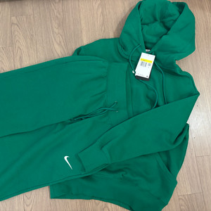 미착용 나이키 기모 후드티 조거팬츠 오버핏 와이드핏 여성s이지만m