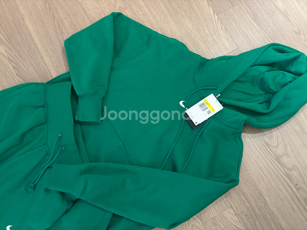 미착용 나이키 기모 후드티 조거팬츠 오버핏 와이드핏 여성s이지만m--1
