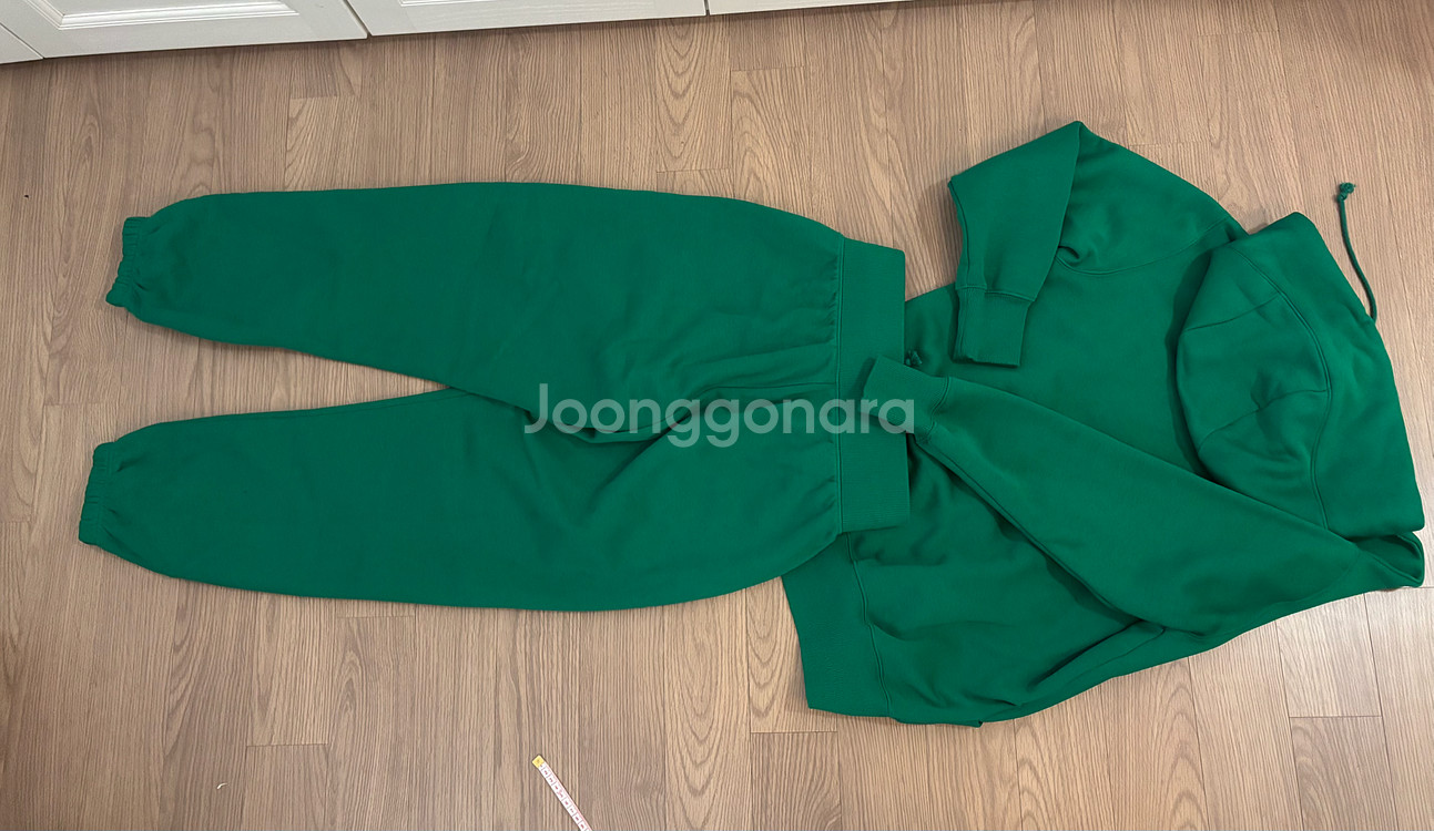 미착용 나이키 기모 후드티 조거팬츠 오버핏 와이드핏 여성s이지만m--2