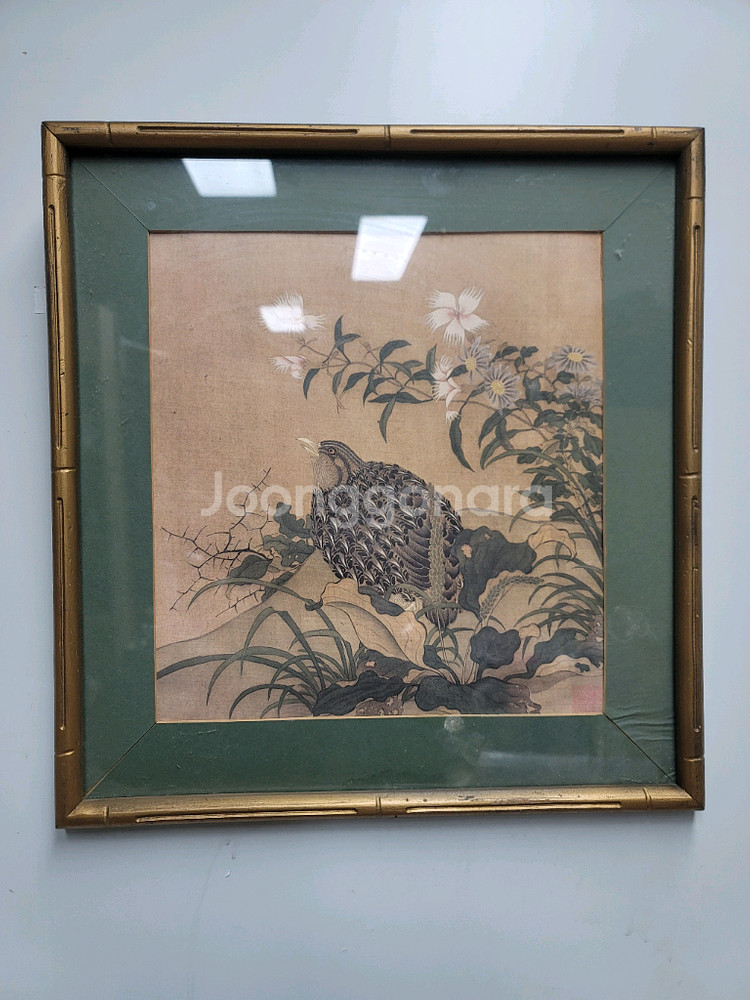 청나라 조보주 메추라기그림 영인본--0