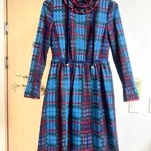 레니본 프랑 체크 원피스