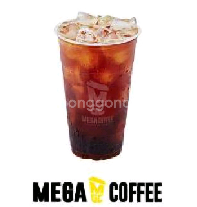 메가커피 아이스 아메리카노 3장--0