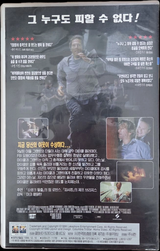 팀 로빈슨, 제프 브리지스 함정 비디오테이프 이미지