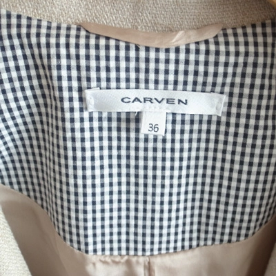 까르벵 carven 베이지 린넨코트 까르뱅 이미지