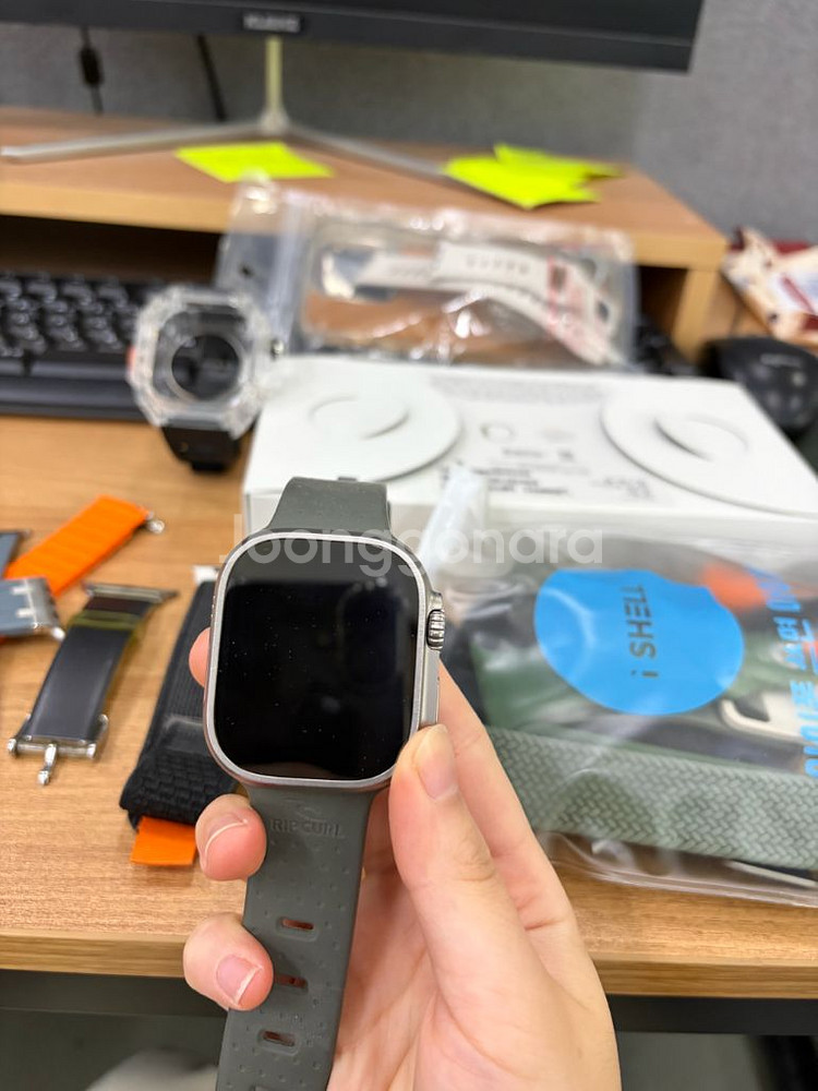 애플워치 울트라 1 (90%) 풀박스 워치 케이스 다 드림!!!--1