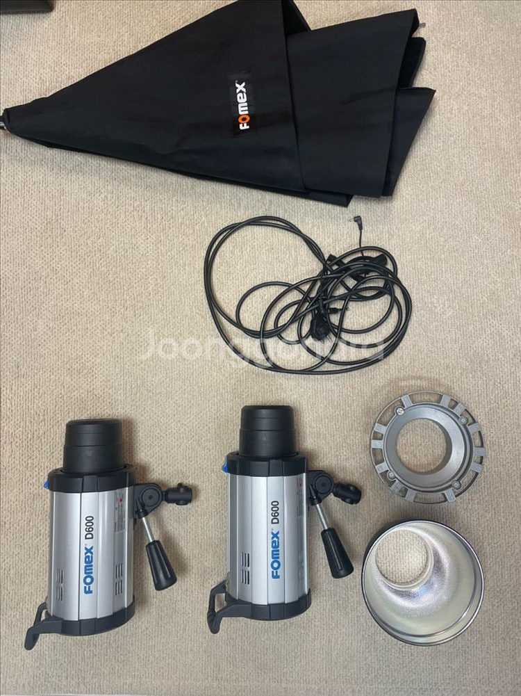 포맥스 D600 플래시 조명 세트--0