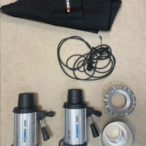 포맥스 D600 플래시 조명 세트