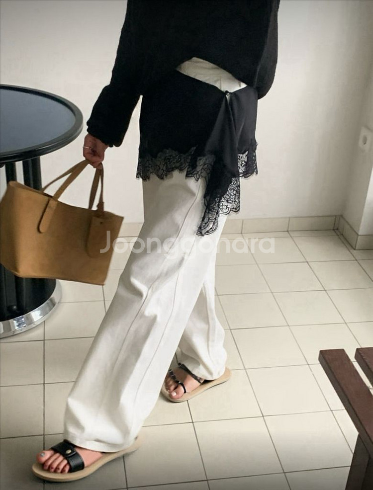 <새상품> 레이어드 랩 스커트 2color--4