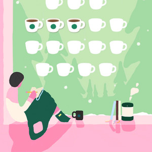 스타벅스 프리퀀시 일반 3개