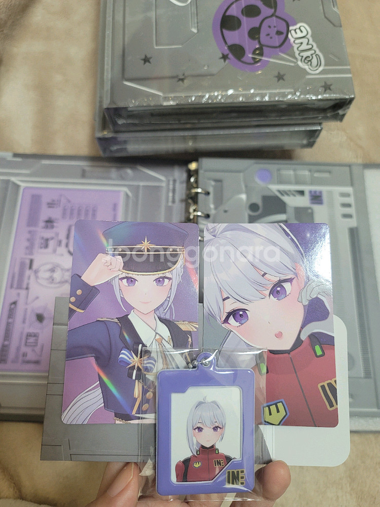 비마라 포카) 바인더 앨범 아이네 버전 이세계아이돌 Be My Light--0