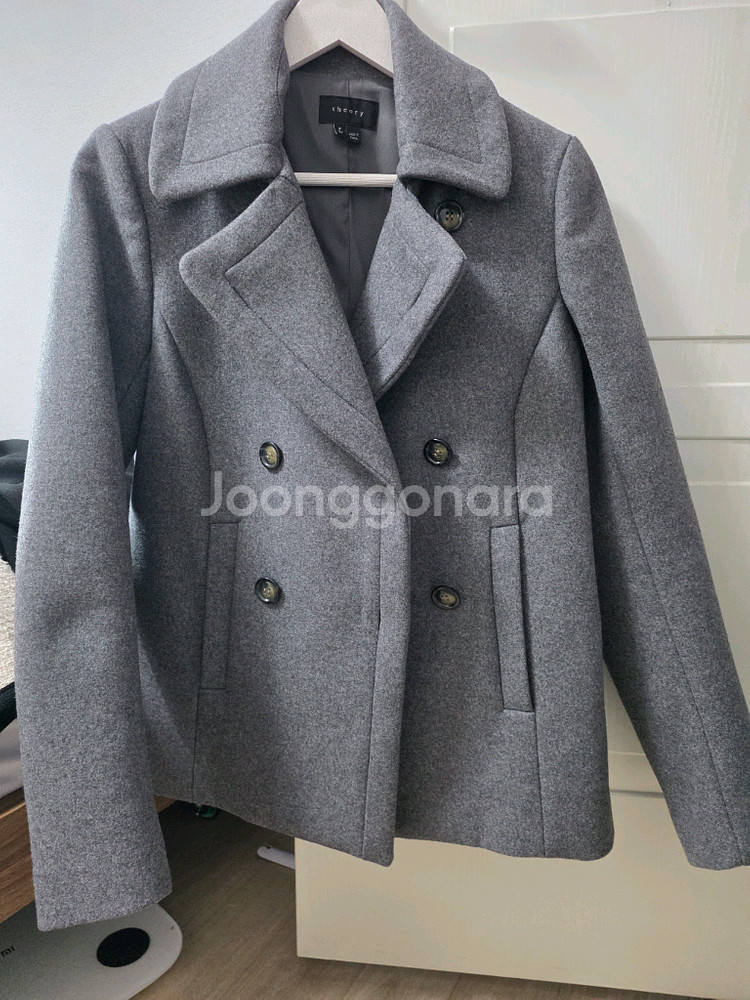 띠어리 여성 더블하프 울캐시미어코트--0