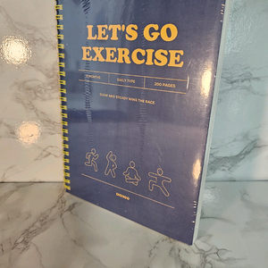 새상품-인디고 기본 A5 운동 일지 (운동, 건강체크, 데일리, 6개월)