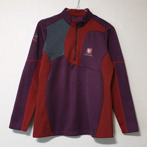 블랙야크 아웃도어 기모 반집업 긴팔티 M사이즈