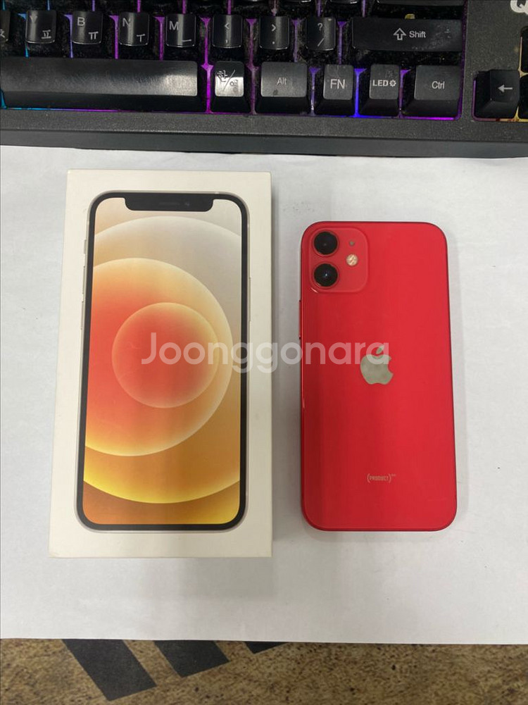 아이폰12미니 레드 SSS급 128GB 배터리91%--0
